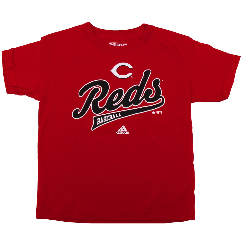 Cincinnati Reds Script Images adidas Cincinnati Reds Toddler Sunday Script T-Shirt - Red