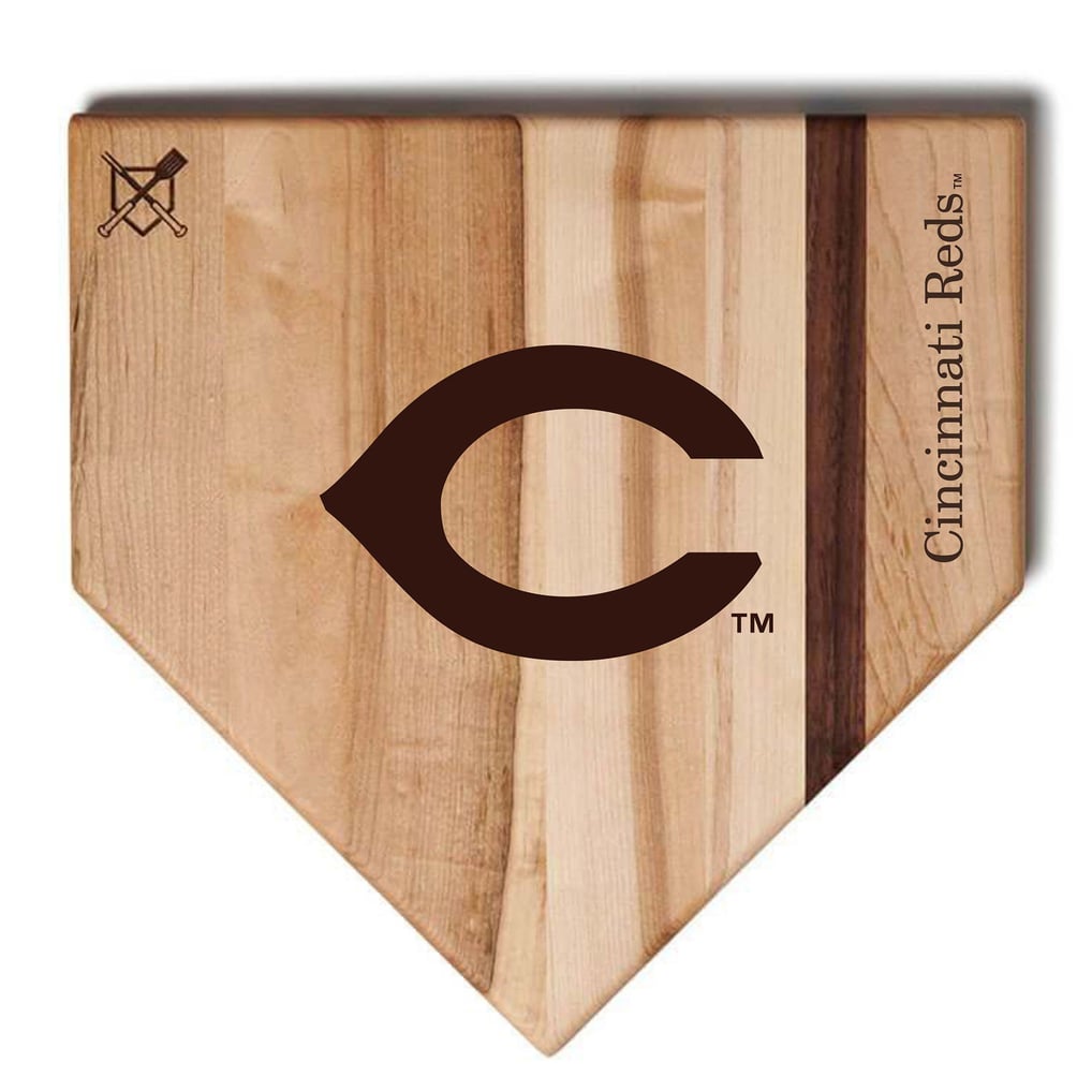 Cincinnati Reds Baseball BBQ 17'' x 17'' Home Plate Cutting Board