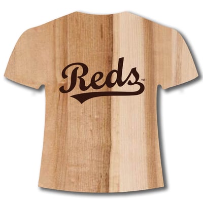 Cincinnati Reds Baseball BBQ Jersey Style Cutting Board