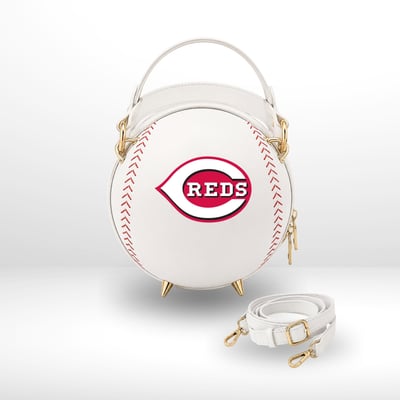 Cincinnati Reds by Jill Martin Baseball Crossbody Fan Bag