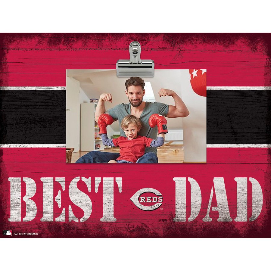 Cincinnati Reds Frame Cincinnati Reds 10'' x 10'' Best Dad Clip Frame