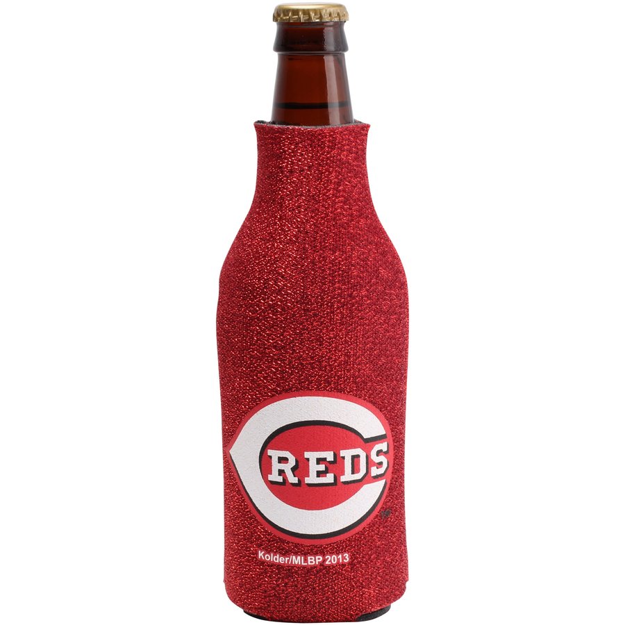Cincinnati Reds 12oz. Glitter Bottle Cooler - Red
