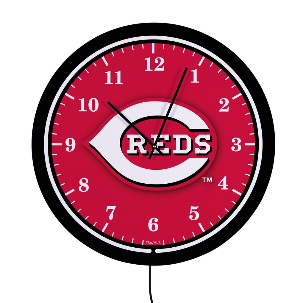 Cincinnati Reds 18" Lighted Round LED Wall Clock