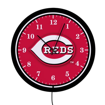 Cincinnati Reds 18" Lighted Round LED Wall Clock
