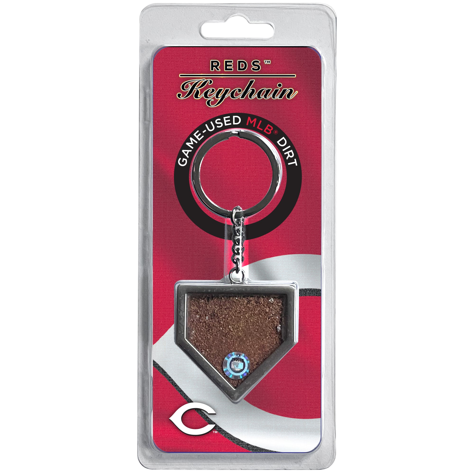 Cincinnati Reds Chain Cincinnati Reds Fanatics Authentic Dirt Key Chain - Filled with Game ...
