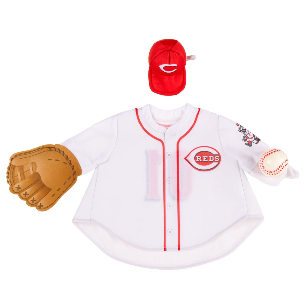 Cincinnati Reds Gameday Porch Goose Statue & Team Uniform Set