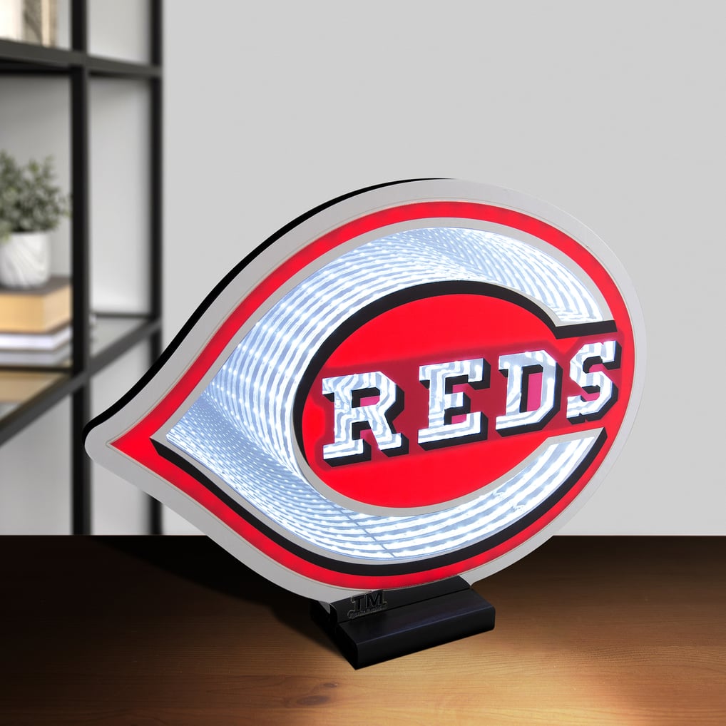 Cincinnati Reds LED Infinity Logo Light
