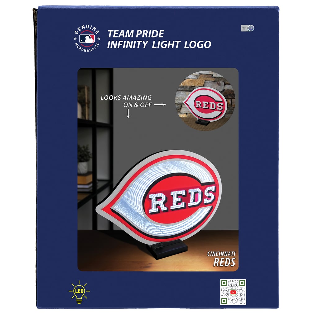 Cincinnati Reds LED Infinity Logo Light