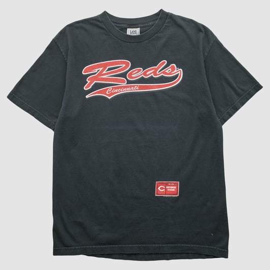 Cincinnati Reds Lee Apparel 2000s T-shirt - Black - L by Fanatics Real Vintage