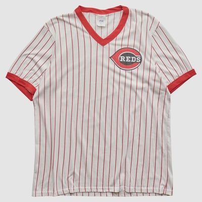 Cincinnati Reds Majestic 2000s T-shirt - White - 2XL by Fanatics Real Vintage