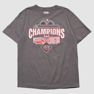 Cincinnati Reds Majestic 2010 T-shirt - Gray - M by Fanatics Real Vintage