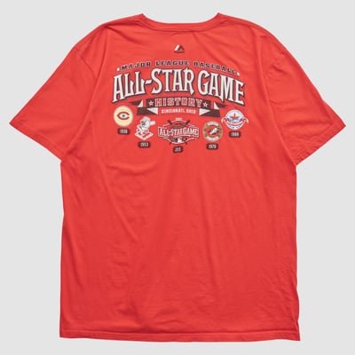 Cincinnati Reds Majestic 2015 T-shirt - Red - L by Fanatics Real Vintage