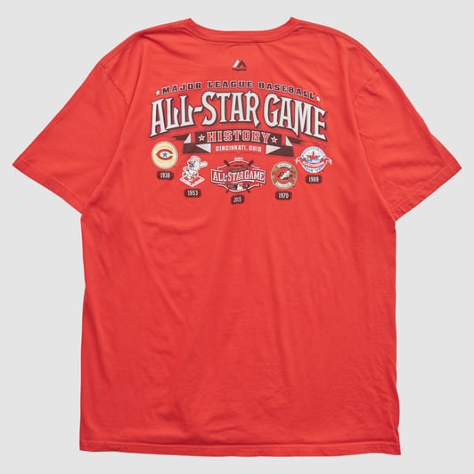 Cincinnati Reds Majestic 2015 T-shirt - Red - L by Fanatics Real Vintage