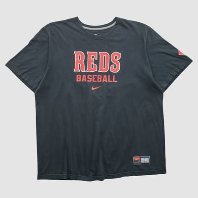 Cincinnati Reds Nike 2010s T-shirt - Black - 2XL by Fanatics Real Vintage