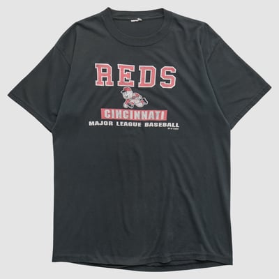 Cincinnati Reds Russell 2004 T-shirt - Black - S by Fanatics Real Vintage