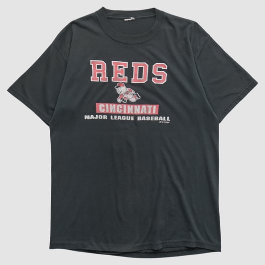 Cincinnati Reds Russell 2004 T-shirt - Black - S by Fanatics Real Vintage
