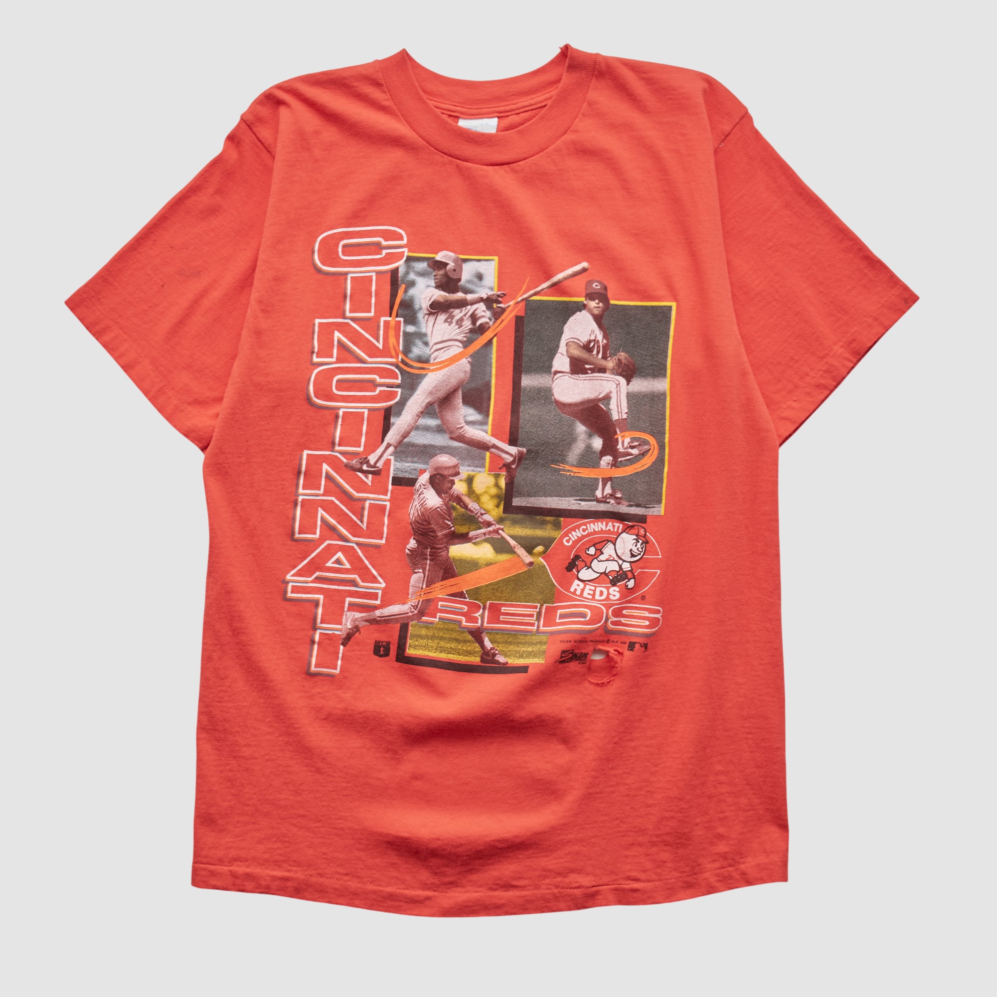 Cincinnati Reds Salem Sportswear 90s T-shirt - Red - S by Fanatics 