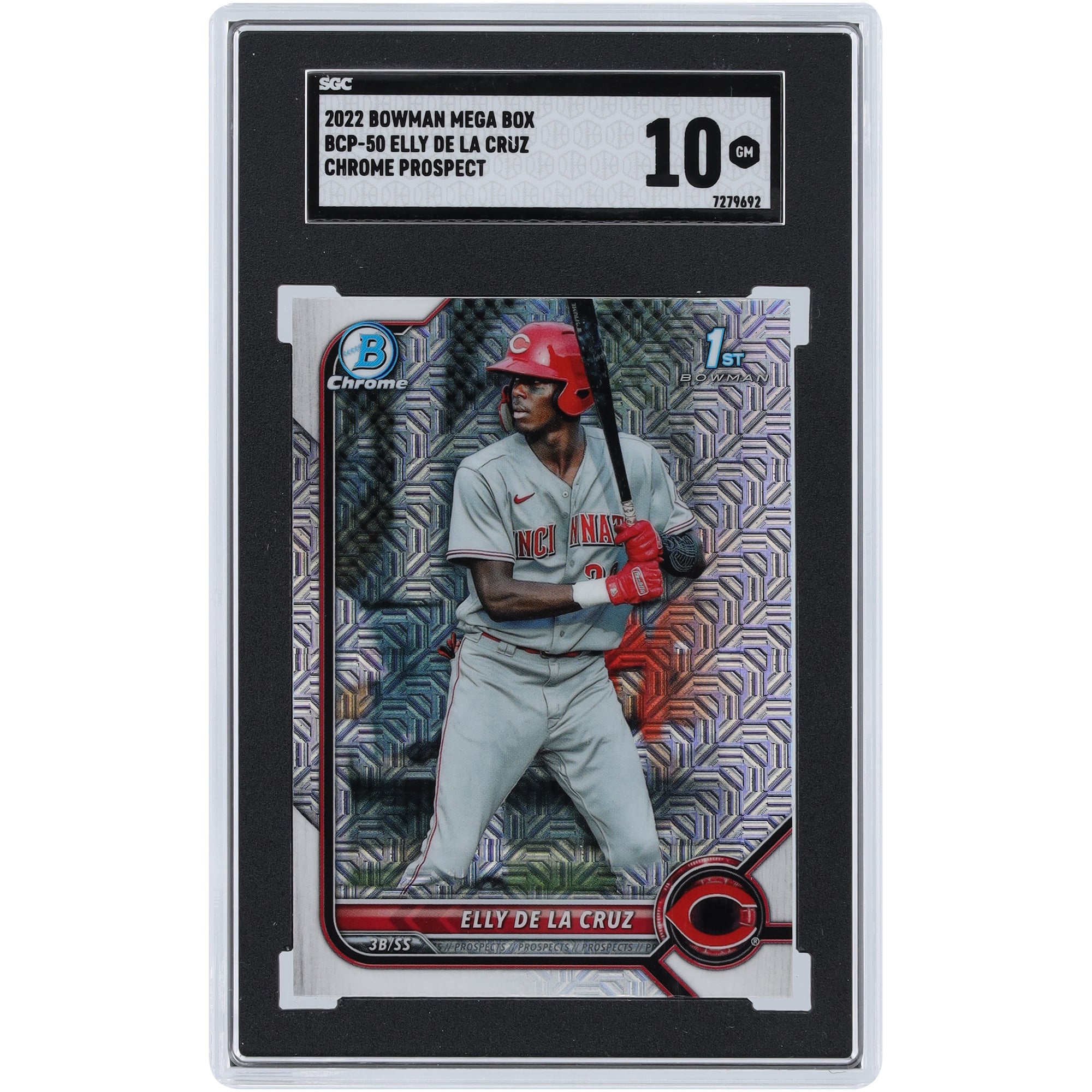 Elly De La Cruz Cincinnati Reds 2022 Bowman Mega Box 1st Bowman 