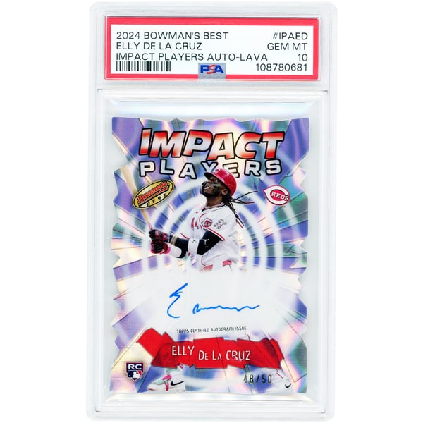 Elly De La Cruz Cincinnati Reds Autographed 2024 Bowman