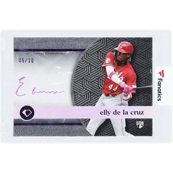 Elly De La Cruz Cincinnati Reds Autographed 2024 Topps Diamond 