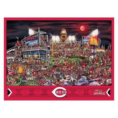 Cincinnati Reds Fanpoint 500-Piece Joe Journeyman Puzzle