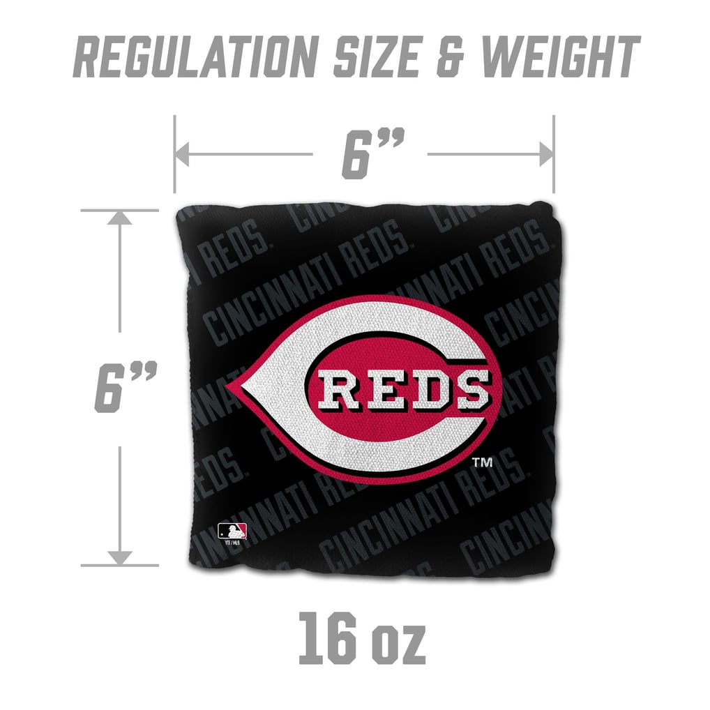 Cincinnati Reds Fanpoint Four-Piece Cornhole Bag Set