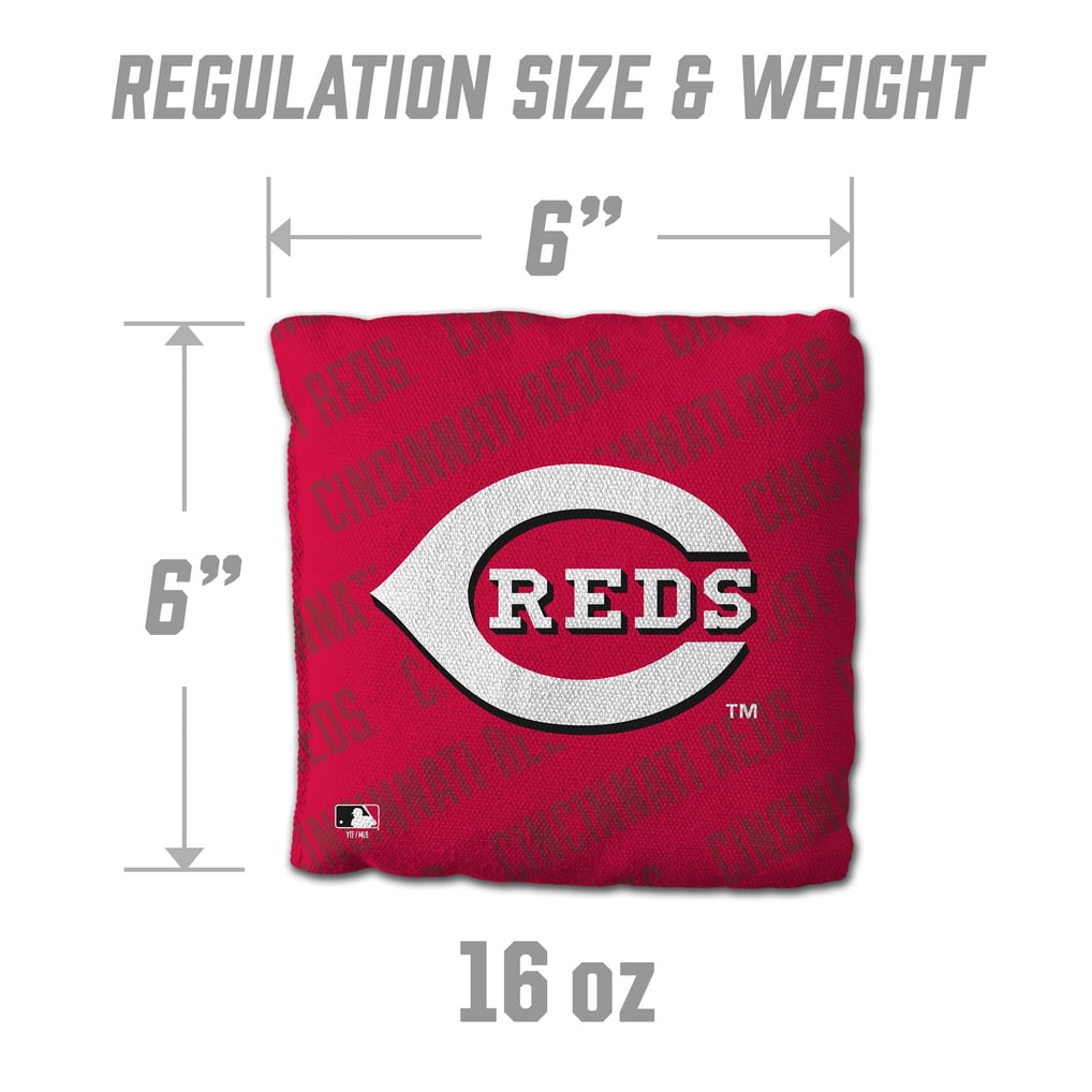 Cincinnati Reds Fanpoint Four-Piece Cornhole Bag Set