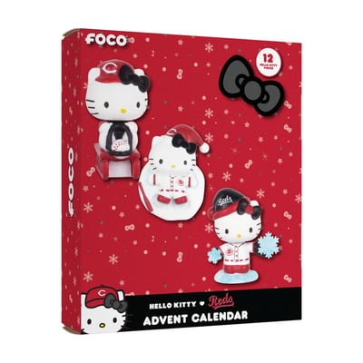 FOCO Cincinnati Reds Hello Kitty Advent Calendar
