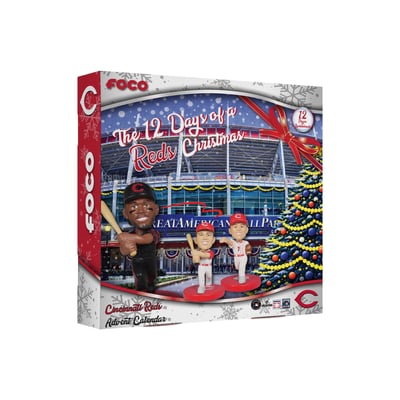 Cincinnati Reds FOCO Retired Player Bobblehead Advent Calendar