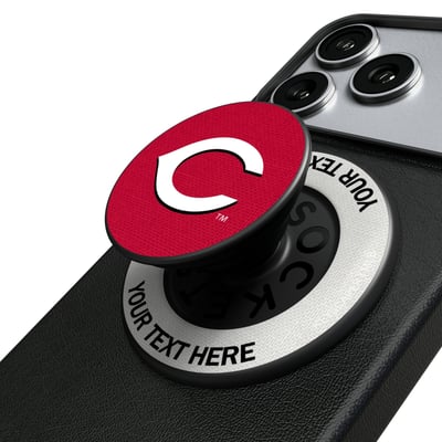 Cincinnati Reds Keyscaper Personalized PopSockets Magnetic Phone Grip & Stand