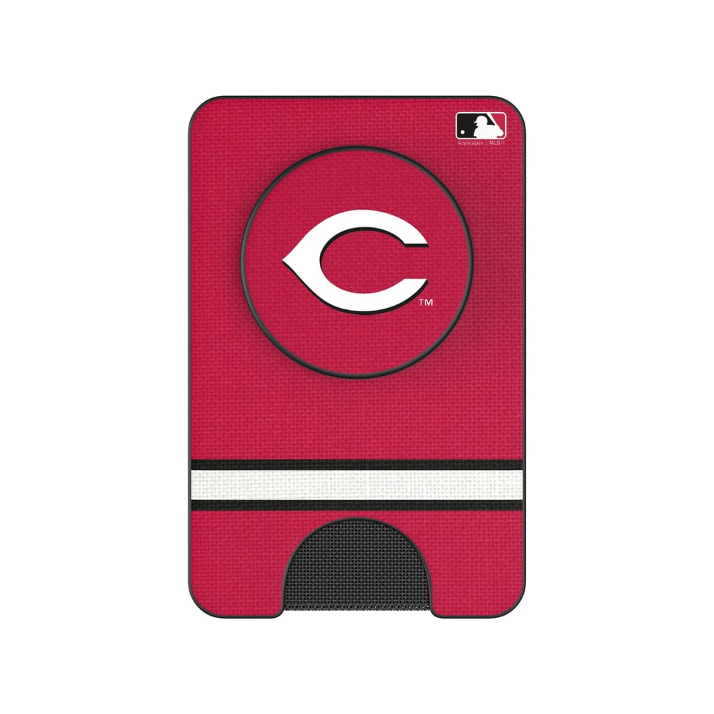 Cincinnati Reds Keyscaper Stripe PopSockets Magnetic Wallet