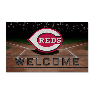 Cincinnati Reds Logo Brands 18" x 30" Crumb Rubber Door Mat
