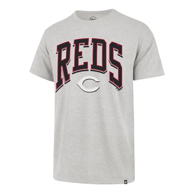 Cincinnati Reds '47 Walk Tall Franklin T-Shirt - Gray