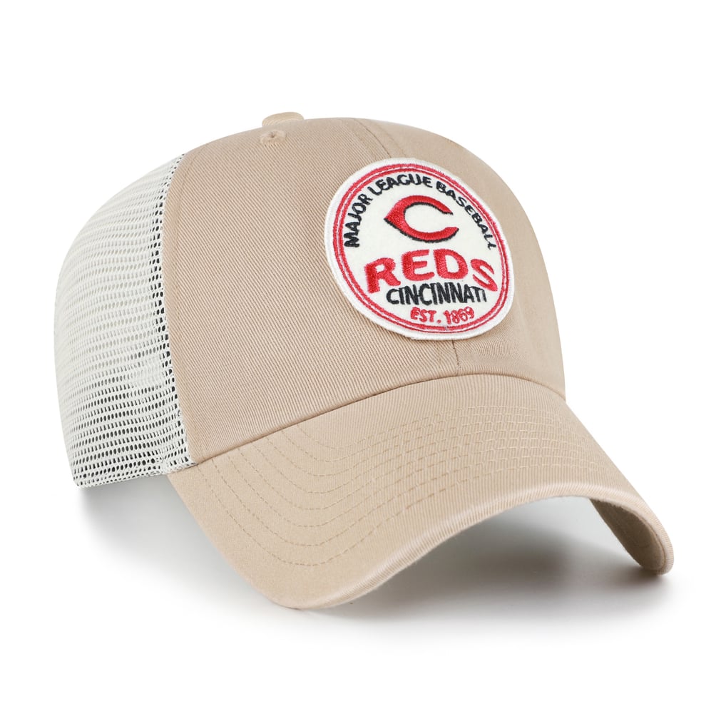  Cincinnati Reds '47 Clean Up Adjustable Hat - Khaki