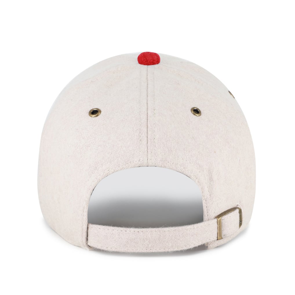 Cincinnati Reds '47 Rope Script Clean Up Adjustable Hat - Natural/Red