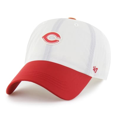Cincinnati Reds '47 Modernia Clean Up Adjustable Hat - White/Red