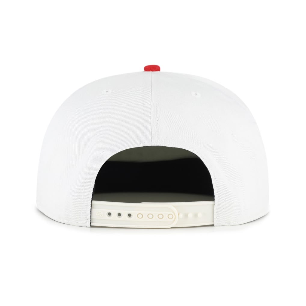 Cincinnati Reds '47 Script Stack Relaxed Captain Snapback - White/Red