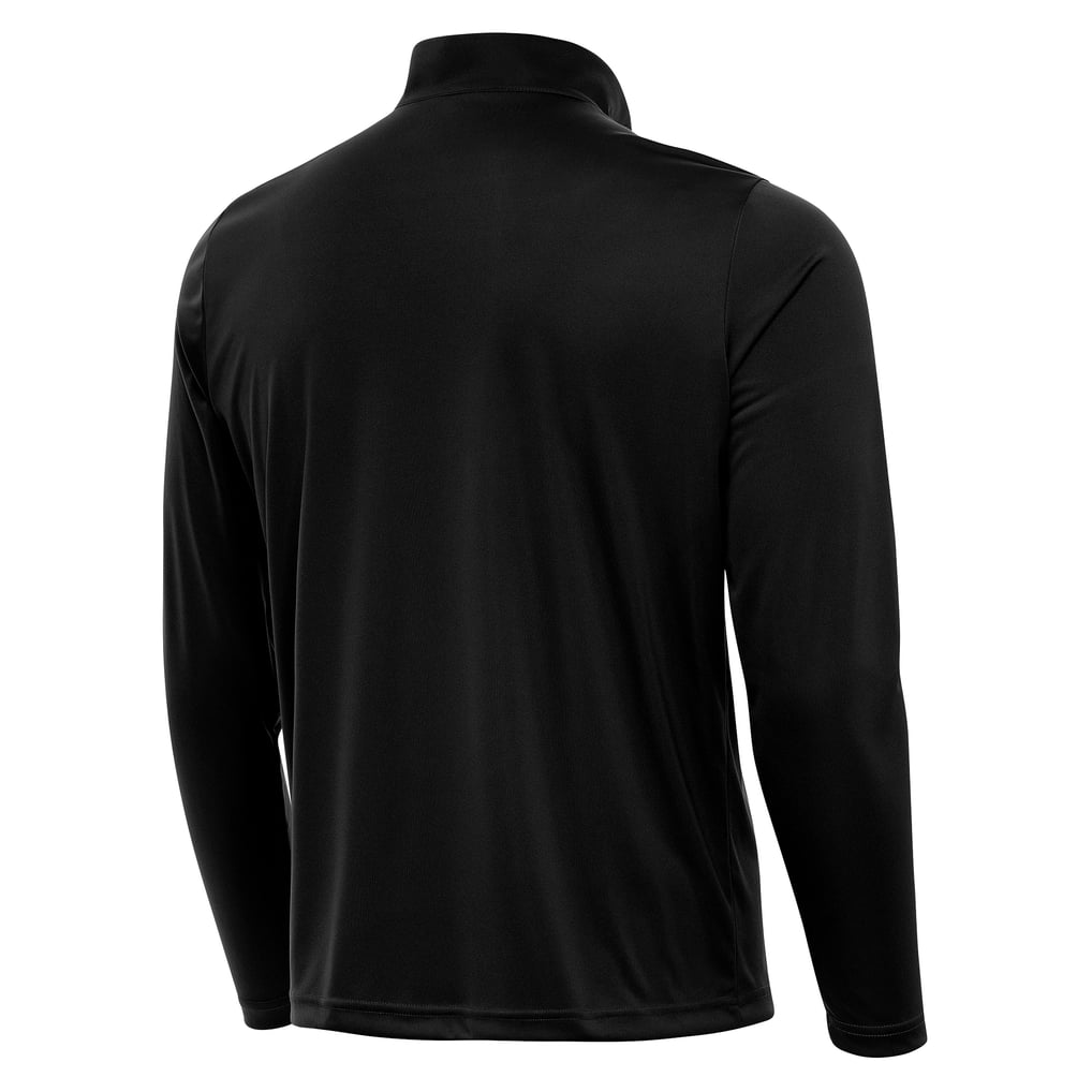Cincinnati Reds Antigua Sugar Skull Tribute Quarter-Zip Pullover - Black
