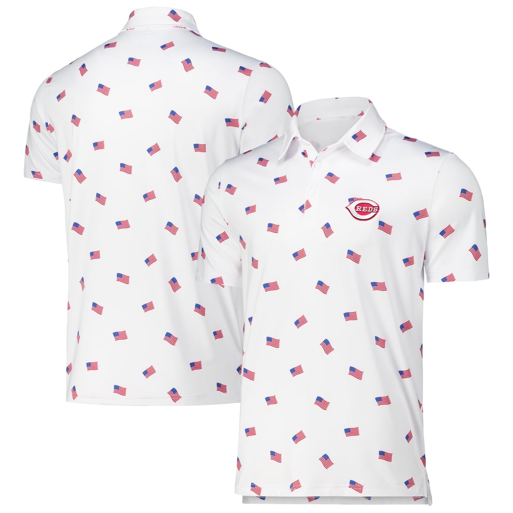 Cincinnati Reds Antigua  Americana Polo - White