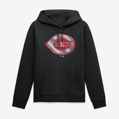 Cincinnati Reds Big & Tall Forged Mascot Hoodie - Black