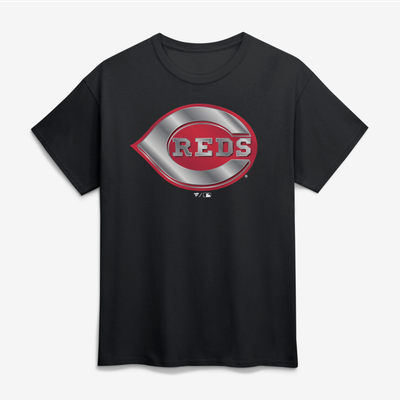 Cincinnati Reds Big & Tall Forged Mascot T-Shirt - Black