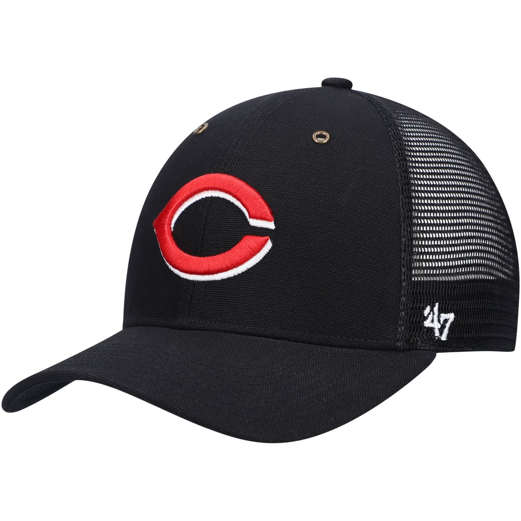 Cincinnati Reds Carhartt x '47 MVP Trucker Snapback Hat - Black