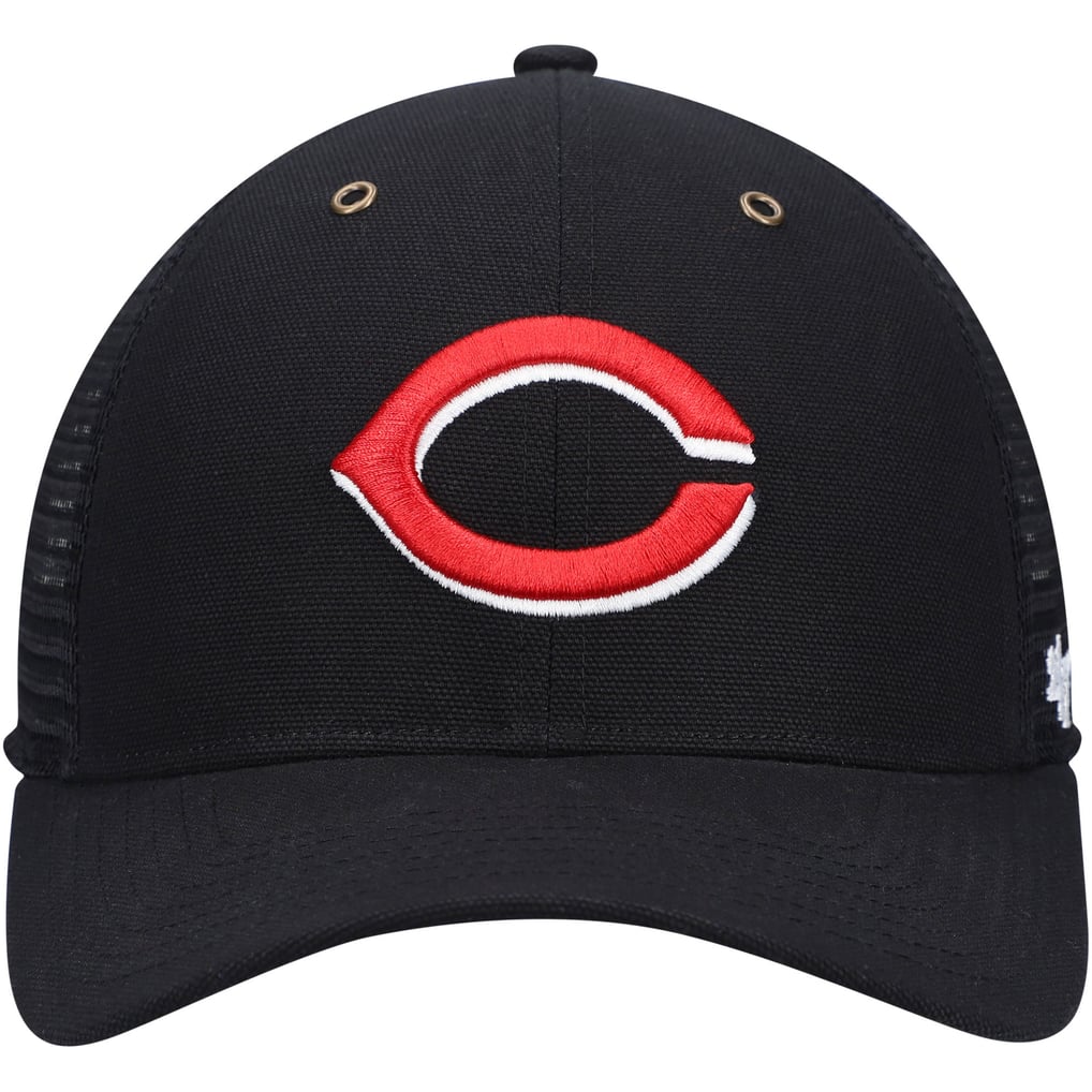 Cincinnati Reds Carhartt x '47 MVP Trucker Snapback Hat - Black