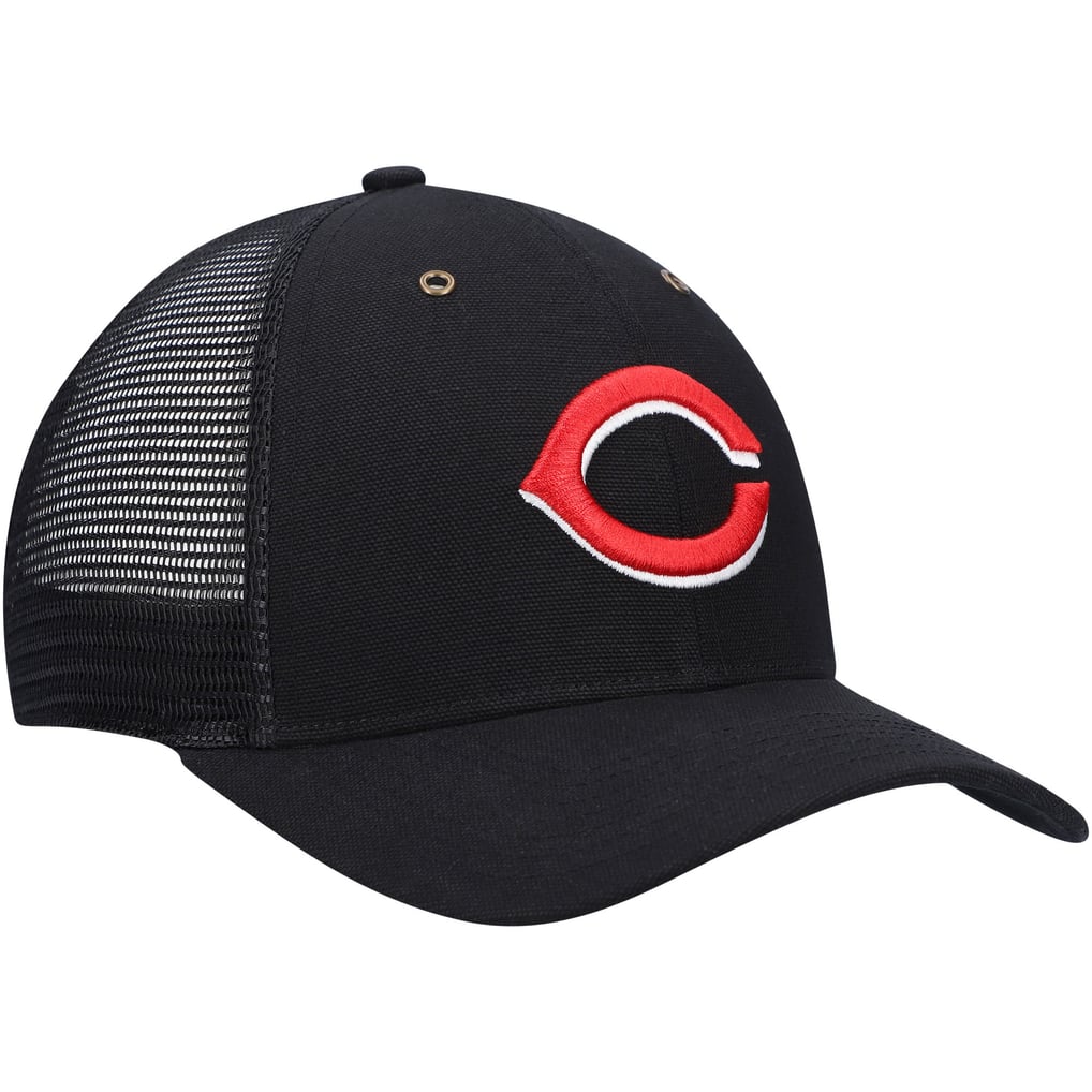 Cincinnati Reds Carhartt x '47 MVP Trucker Snapback Hat - Black