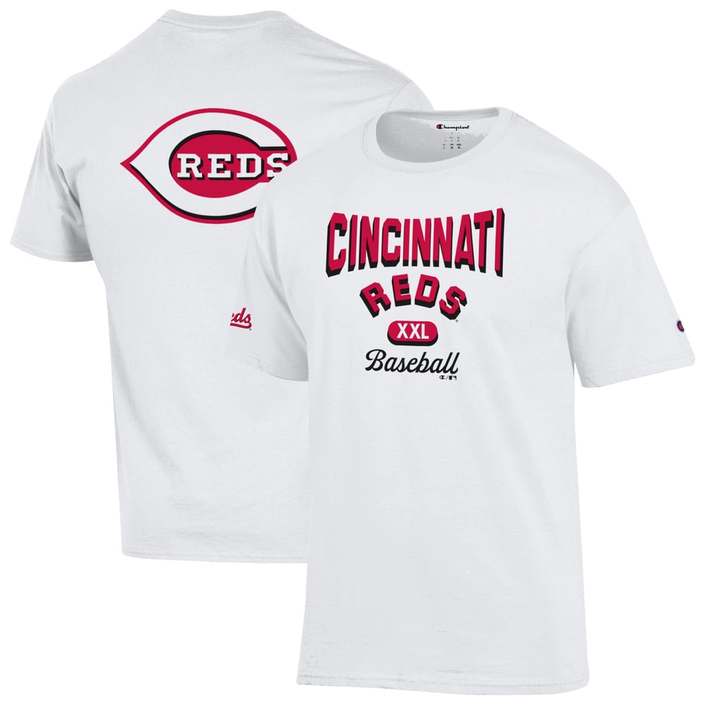 Cincinnati Reds Champion 3-Hit Jersey T-Shirt - White