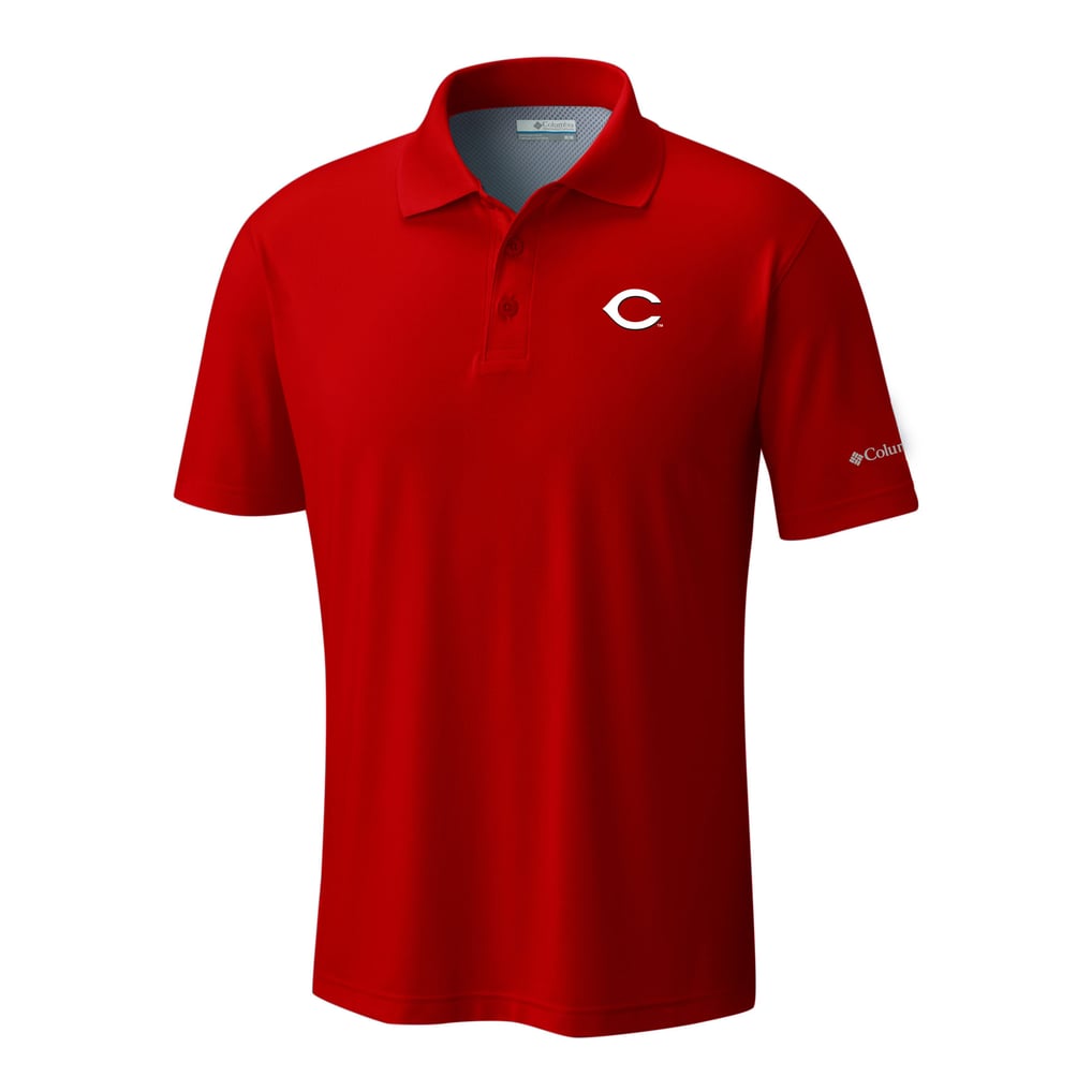  Cincinnati Reds Columbia Omni-Wick Low Drag Offshore Polo - Red
