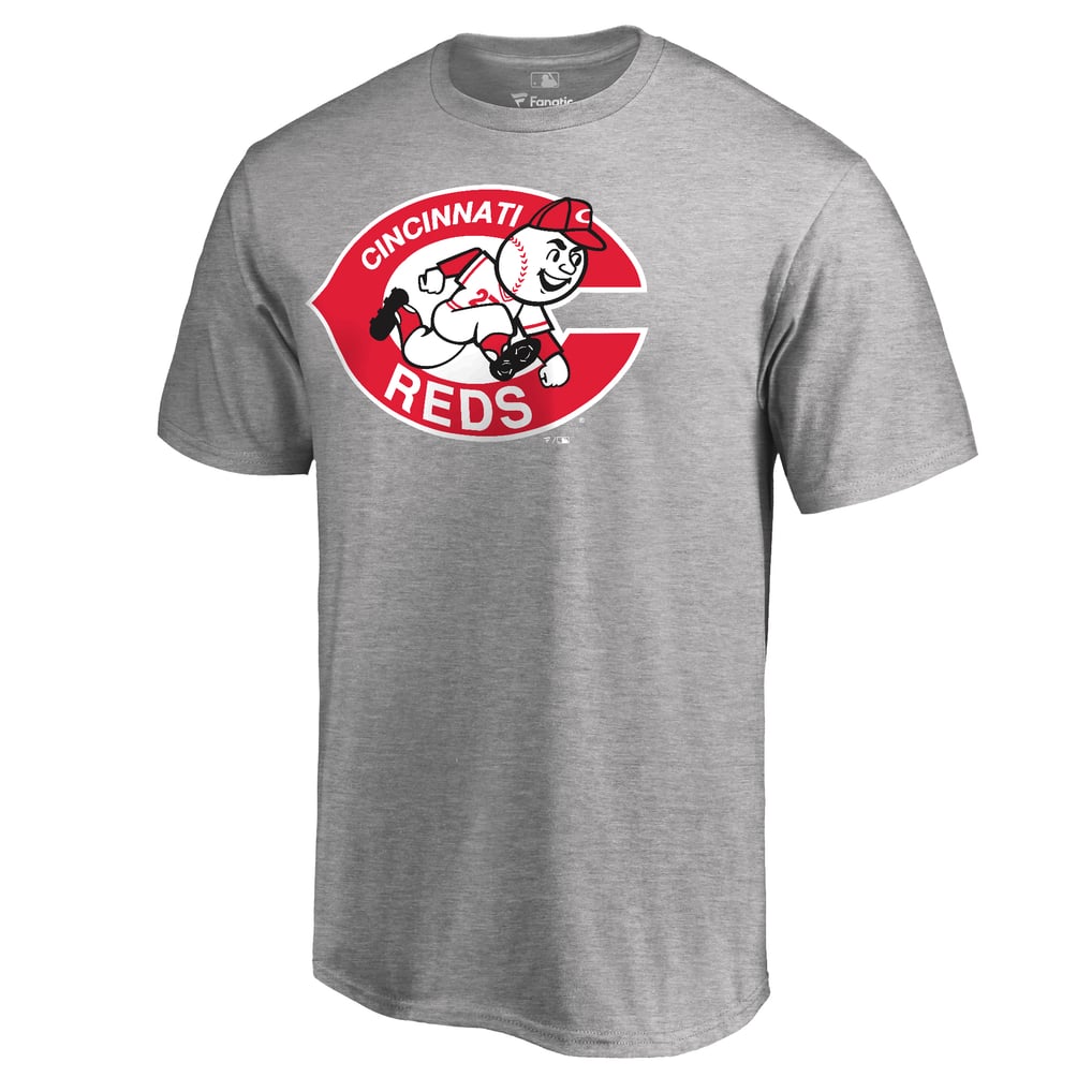 Men's Cincinnati Reds Fanatics Ash Cooperstown Collection Forbes T-Shirt