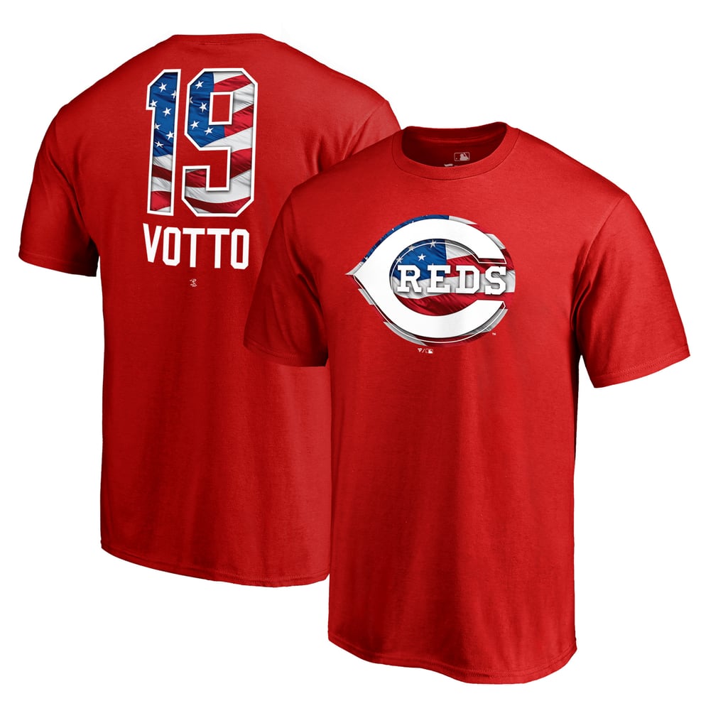 Men's Cincinnati Reds Joey Votto Fanatics Red 2019 Stars & Stripes ...