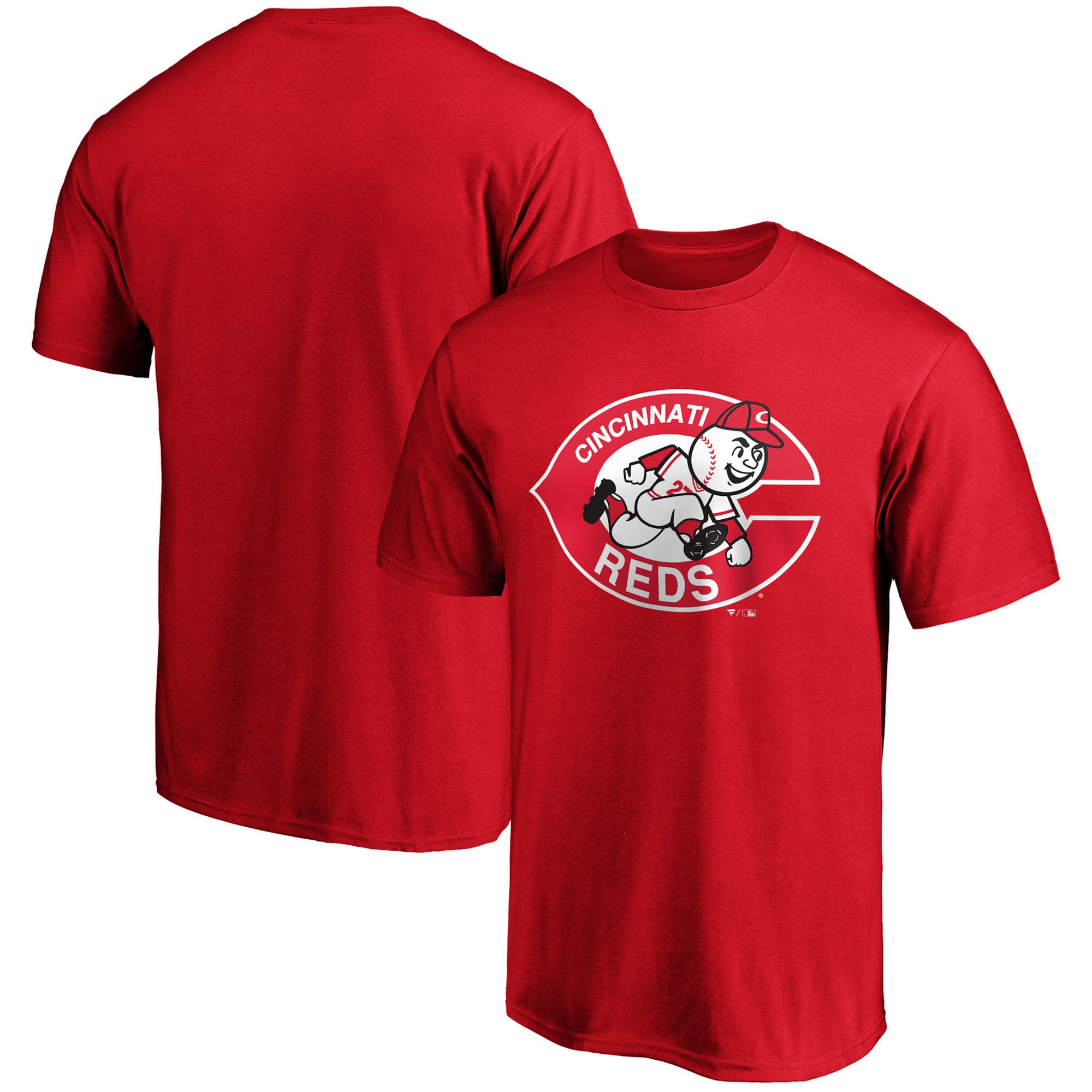 Men's Cincinnati Reds Fanatics Red Cooperstown Collection Forbes Team T ...