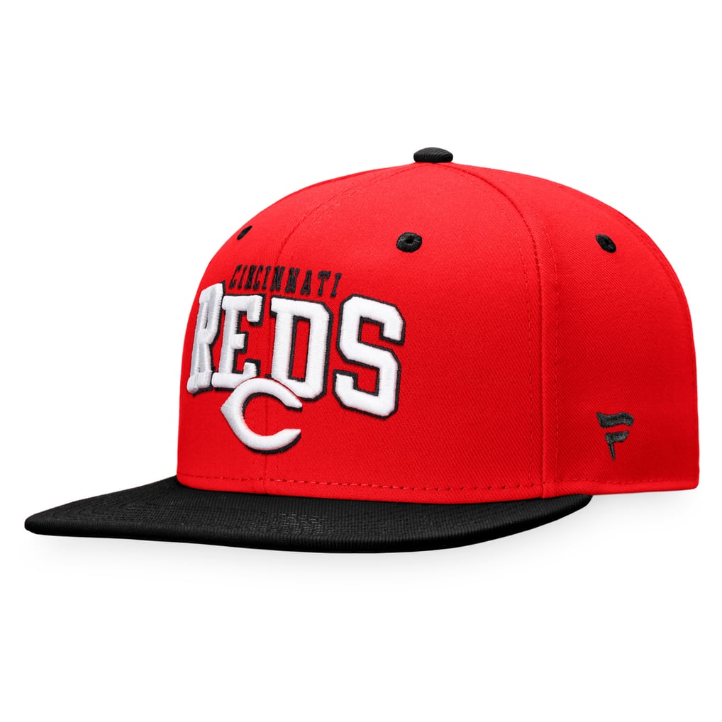 Men's Cincinnati Reds Fanatics Red/Black Iconic Lock Up Snapback Hat